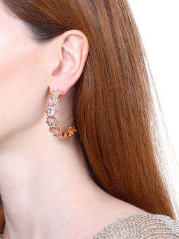 Outhouse - Cluster Rose Hoops