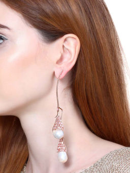 Outhouse - Pearl Gush Ear pendants