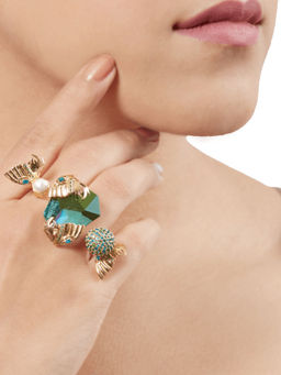 Outhouse - Glass wing Ring