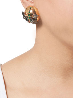 Outhouse - Gold Papilio Button Tops