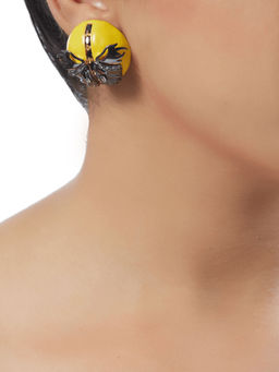 Outhouse - Canary Yellow Papilio Button Tops