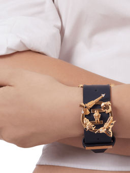 Outhouse - O.H. V Oxford Blue Leather Bracelet