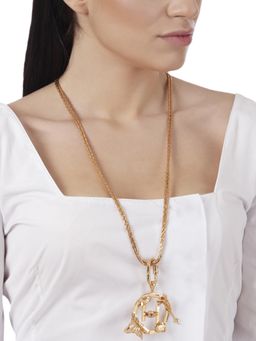 Outhouse - Gold Plated Long Necklace