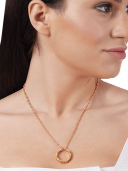 Outhouse - The O.H Monogram Archway Pendant Necklace