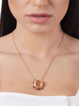 Outhouse - O.H V Crescent Necklace