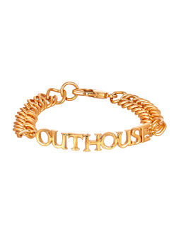 Outhouse - Outhouse Icon Chain Link Bracelet - Gold
