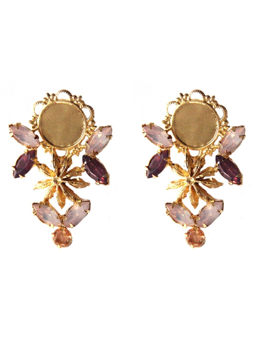 Ornamaas Earrings Buy Ornamaas Cyclamen Opal Bouquet Earrings Online Nykaa Fashion Today, jhumkas are a fashion statement and definitely a collection item in every girl's jewellery box.