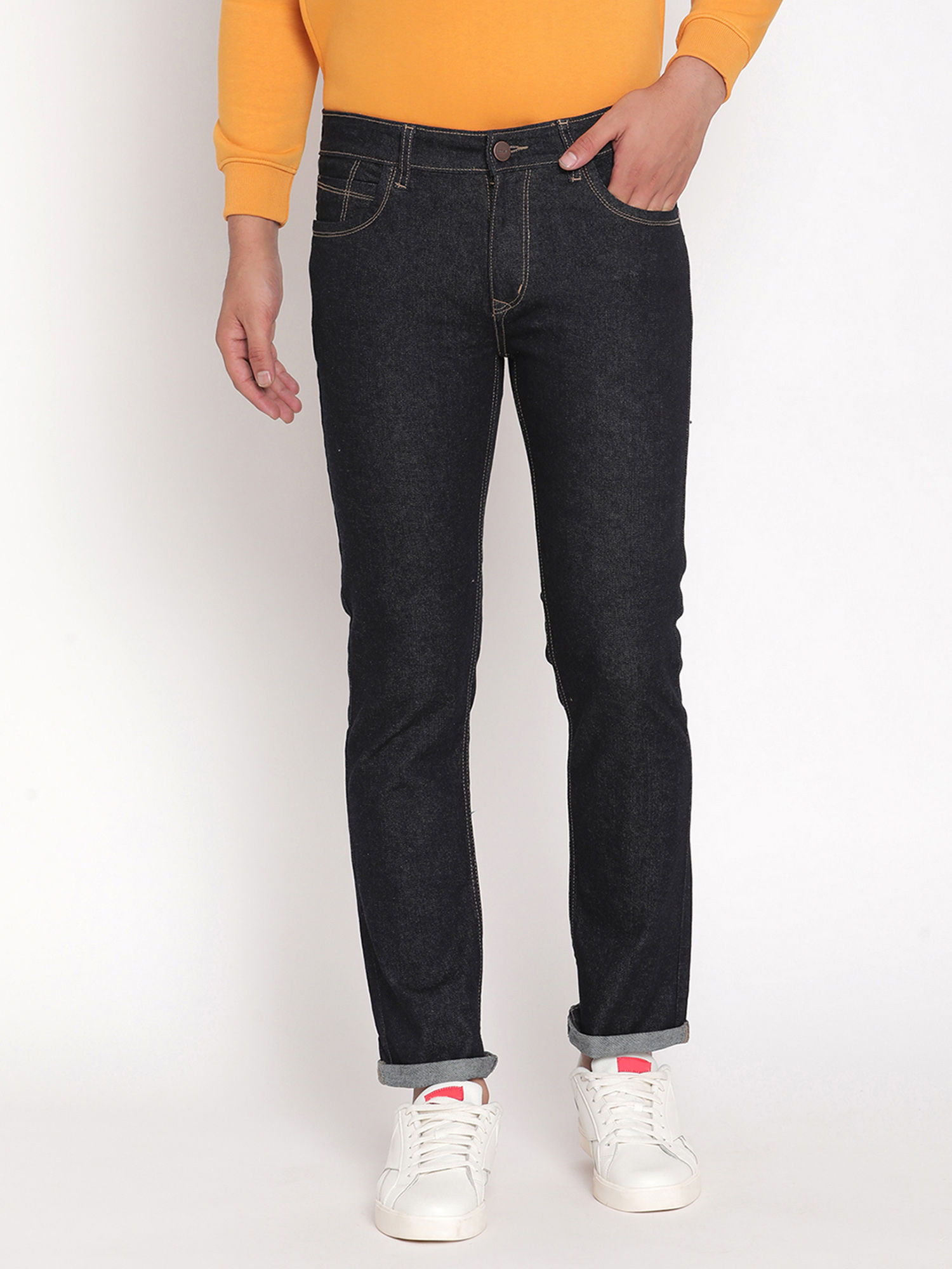Buy OCTAVE Mens Midnight Jeans Online 