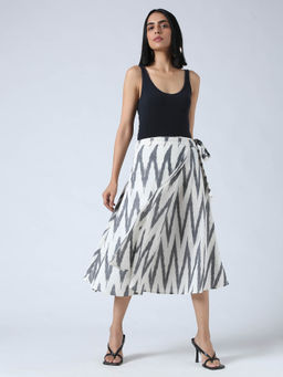 Okhai - White Printed Skirt