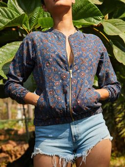 Okhai - Blue Floral Jacket