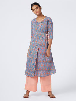 Okhai - Summer Feeling Cotton Hand Block Printed Kurta