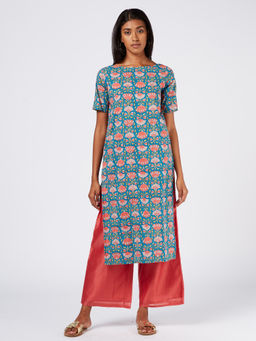Okhai - Flora Hand Blockprinted Kurta