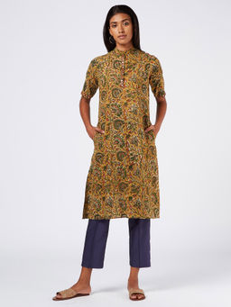 Okhai - Gratitude Kalamkari Cotton Kurta