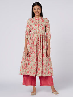 Okhai - Juliet Cotton Hand Block Print Kurta