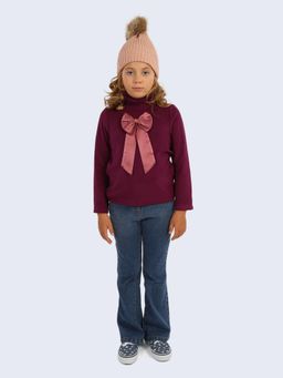 One Friday - Purple Full Sleeves Top