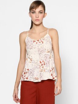 ONLY - Cloud Dancer Printed Top