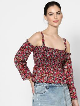 ONLY - Black AOP Top