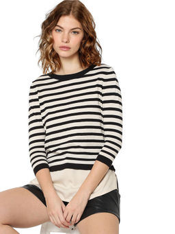ONLY - Striped Viscose Top