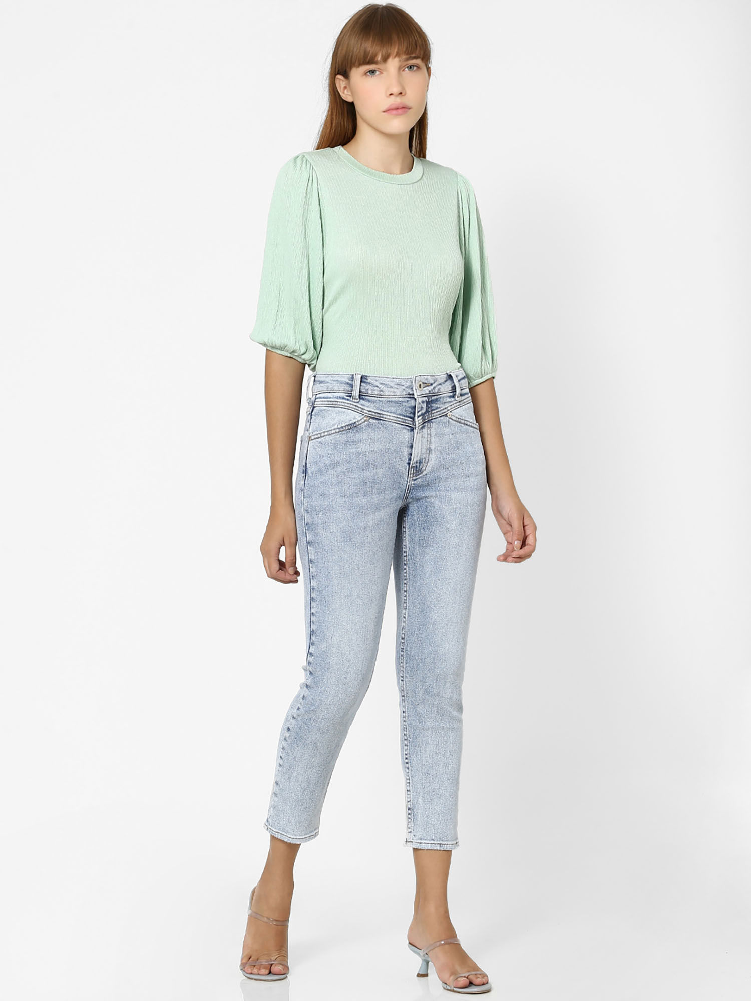 Buy ONLY Blue Washed Jeans Online 