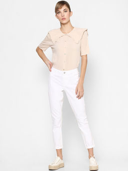 ONLY - Pink Solid Shirt