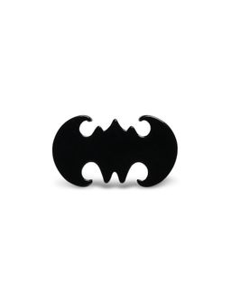 OOMPH - Single Piece Of Black Batman Stainless Steel Fashion Stud Earring For Men & Boys