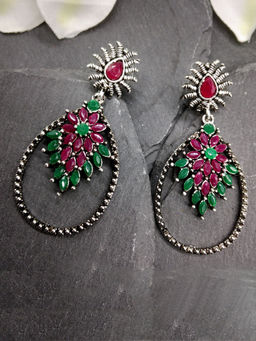 Fida - Multi-Color Drop Earrings