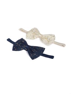 ToniQ - Kids Multi-Color Embellished Elastic Hair Band (Set of 2)