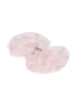 ToniQ - Kids Baby Pink Embellished Alligator Hair Clip