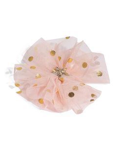 ToniQ - Kids Peach Embellished Alligator Hair Clip