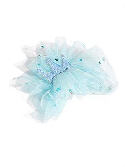 ToniQ - Kids Party Princess Blue Crown Alligator Hair Clip