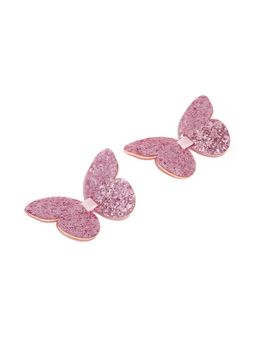 ToniQ - Kids Embellished Butterfly Alligator Hair Clip (Set of 2)