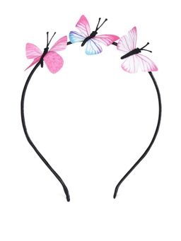 ToniQ - Kids Black & Pink Embellished Hair Band