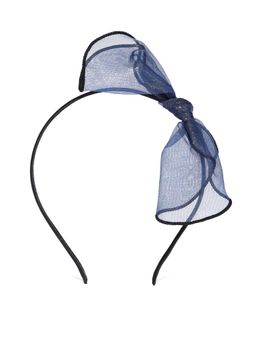 ToniQ - Kids Party Navy Blue Side Bow Hair Band