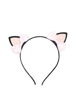 ToniQ - Kids Pink Cat Ear Bow Hair Band