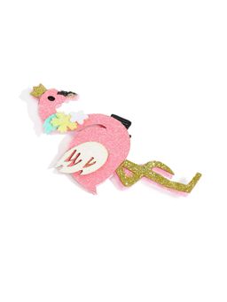 ToniQ - Kids Summer Is Here Pink Flamingo Shaped Alligator Hair Clip