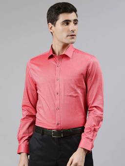 Turtle - Red Scooter Solid Formal Shirt
