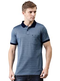 Turtle - Navy Blue Printed T-Shirt
