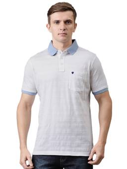 Turtle - White Self Design T-Shirt