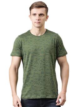 Turtle - Olive Printed T-Shirt