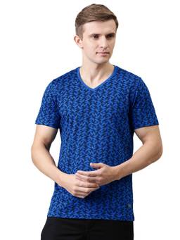 Turtle - Blue Printed T-Shirt
