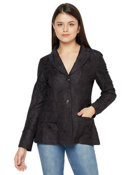Owncraft - Womens Black Lace Jacket Coat