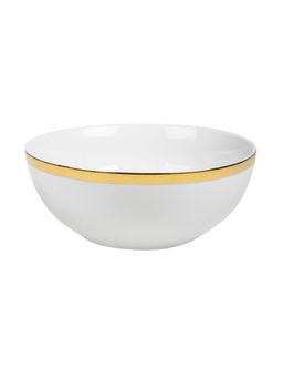 Pure Home + Living - Ivory Gold Waterloo Salad Bowl