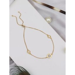 Praavy - 925 Sterling Silver Force of Attraction Bracelet platted in Yellow Gold (P19B0264)