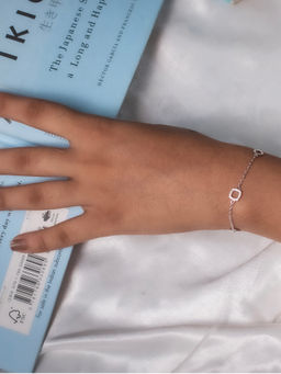 Praavy - 925 Sterling Silver Tiny Tripod Bracelet P19B0283