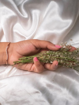 Praavy - 925 Sterling Silver Path Of Life Bracelet In Rose Gold P19B0285