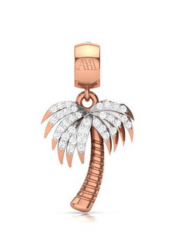 Praavy - 925 Sterling Silver Exotic State of mind Charm platted in Rose Gold (P19C0307)