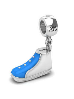 Praavy - 925 Sterling Silver Red Sneaker Charm (P19C0313)