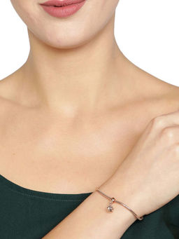 Praavy - 925 Sterling Silver Little Bites of Heaven Charm platted in Rose Gold (P19C0346)