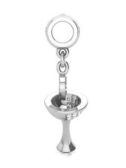 Praavy - 925 Sterling Silver Happy Hour Charm (P19C0361)