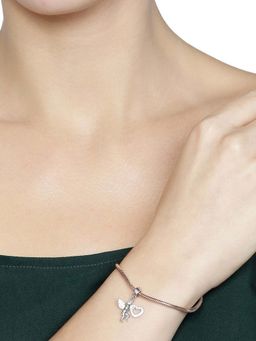 Praavy - 925 Sterling Silver Studded Cupid Charm (P19C0364)